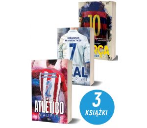 Okładki książek sportowych Atletico Madryt , Barca i Real