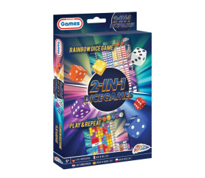 Gry w kości 2w1 wersja kieszonkowa