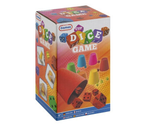 Gra w kości + 6 kubeczków