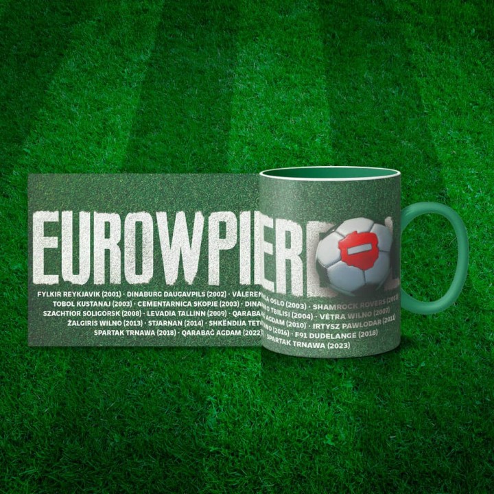 (Wysyłka ok. 23.07) Kubek Eurowpier*ol (330ml) Największe wpadki polskich klubów