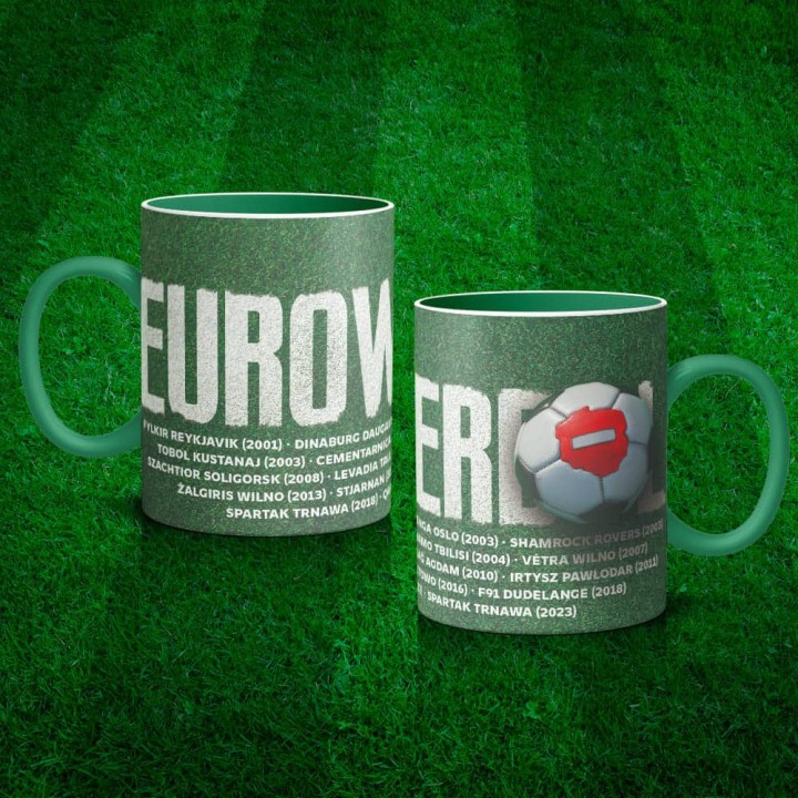 (Wysyłka ok. 23.07) Kubek Eurowpier*ol (330ml) Największe wpadki polskich klubów