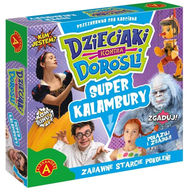 Dzieciaki kontra Dorośli Super kalambury ALEX