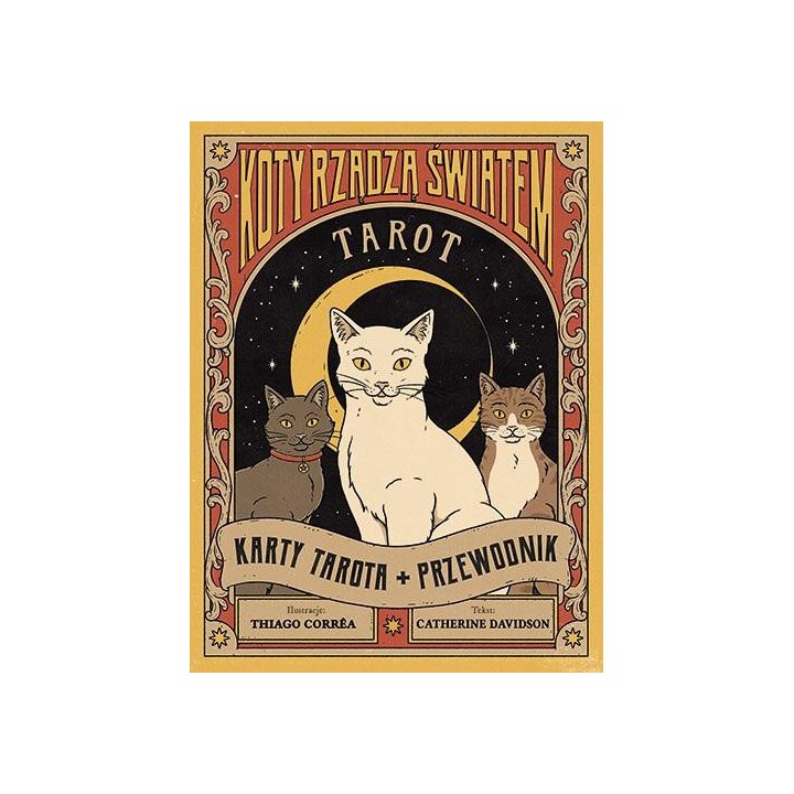 Tarot: Koty rządzą światem. Karty + przewodnik