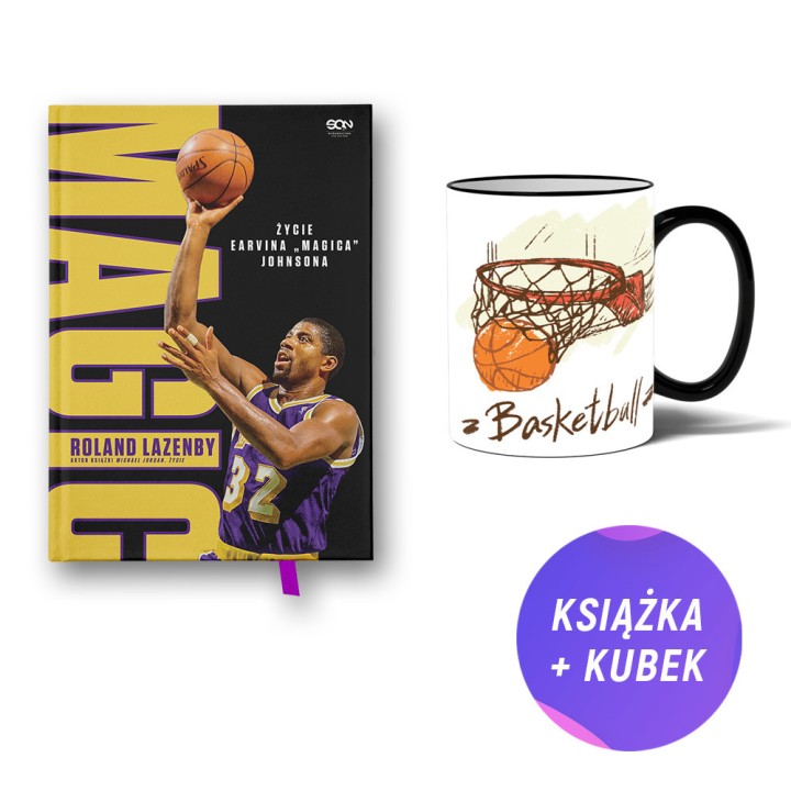  Pakiet: Magic. Życie Earvina "Magica" Johnsona (książka + kubek dla fana NBA)