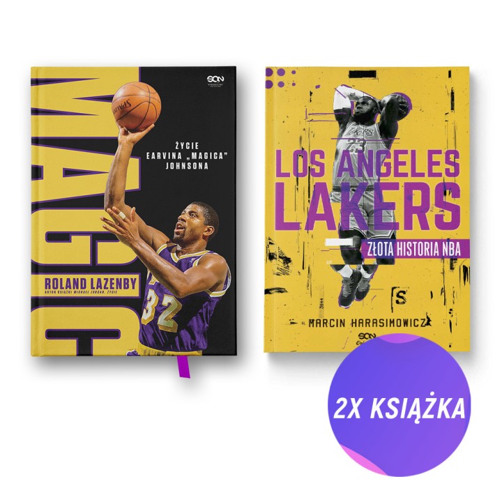 Pakiet: Magic. Życie Earvina "Magica" Johnsona + Los Angeles Lakers (2x książka)