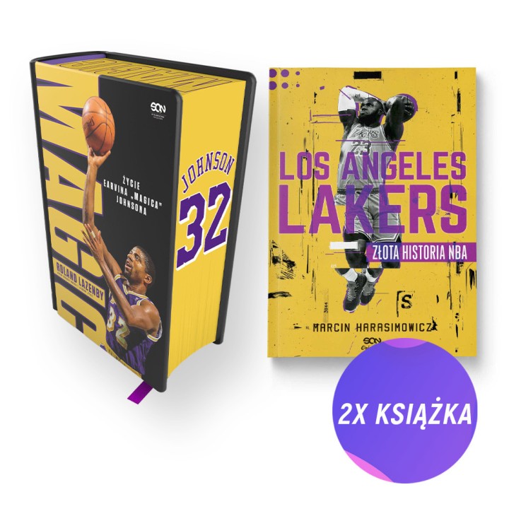 Pakiet: Magic. Życie Earvina "Magica" Johnsona + Los Angeles Lakers (2x książka)
