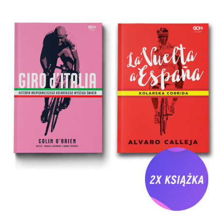 Pakiet: Giro d’Italia. Wydanie III + La Vuelta a Espana. Kolarska corrida (2x książka)