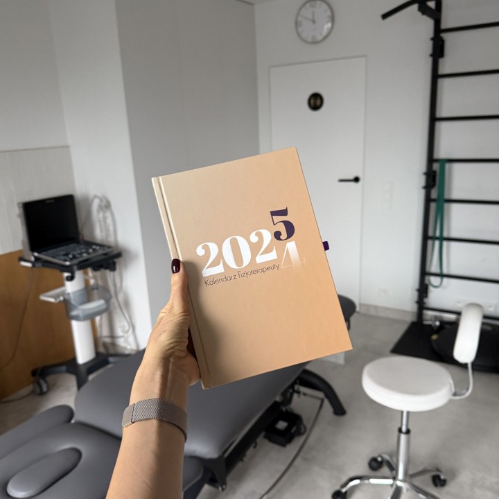 Planner Kalendarz fizjoterapeuty 2025 SQN Originals
