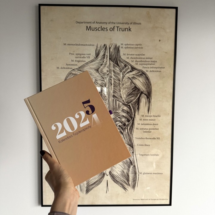 Planner Kalendarz fizjoterapeuty 2025 SQN Originals