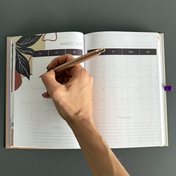 Planner Kalendarz fizjoterapeuty 2025 SQN Originals