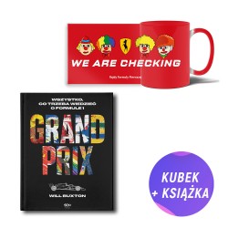 Pakiet: Grand Prix (książka + kubek czerwony F1) Wszystko, co trzeba wiedzieć o Formule 1
