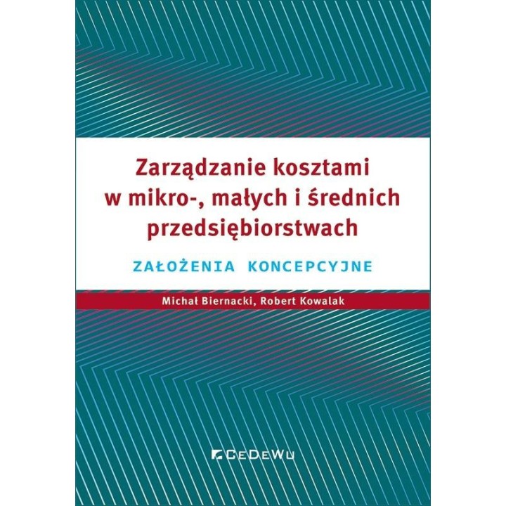 Zarządzanie kosztami w mikro-, małych i średnich..