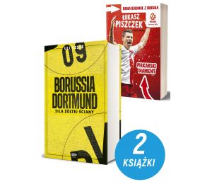 Zdjęcie pakietu książek sportowych Borussia Dortmund i Łukasz Piszczek