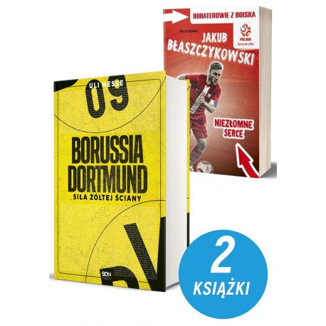 Zdjęcie pakietu książek sportowych Borussia Dortmund i Jakub Błaszczykowski