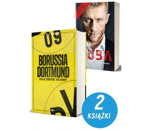 Zdjęcie pakietu książek sportowych Borussia Dortmund i Kuba Błaszczykowski