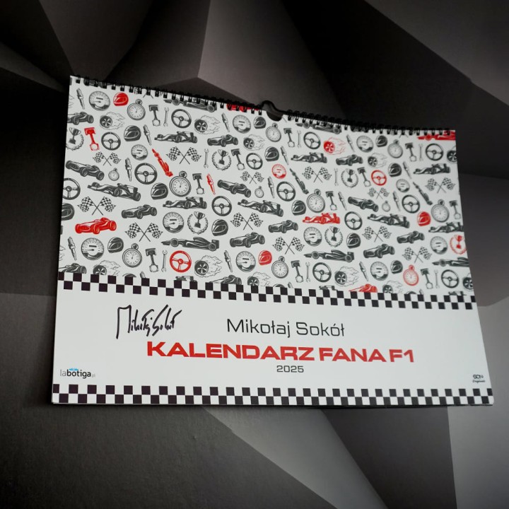 SQN Originals: Kalendarz F1 2025 Mikołaj Sokół