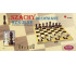 Szachy szkolne drewniane 34x33cm