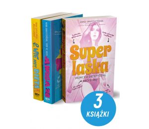 Zdjęcie pakietu książek o dziecie Super laska, Ja, wersja 2.0 oraz To nie jest dieta