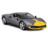 Ferrari 296 GTB Assetto Grey/Yellow 1:18 BBURAGO