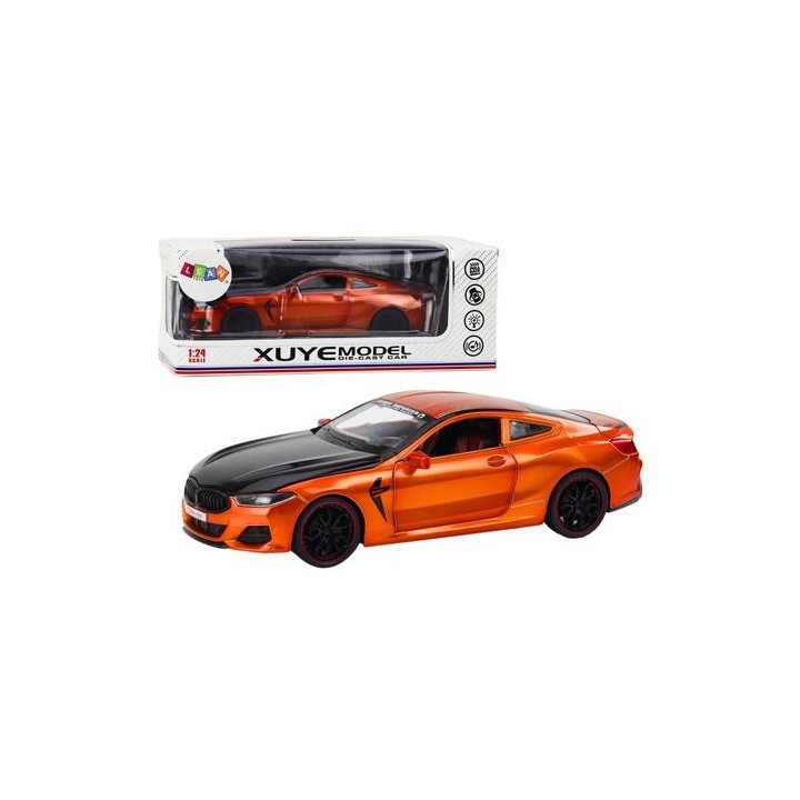 Auto sportowe metalowe napęd frykcyjny pomarań.