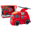 Wóz strażacki z armatką czerwony światło dźwięk