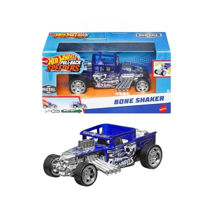 Hot Wheels Pojazd z napędem pull-back mix