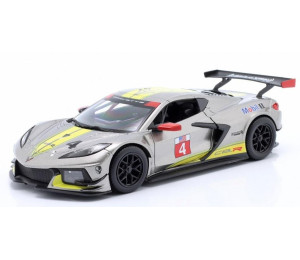 Chevrolet Corvette 2020 silver 1:24 BBURAGO