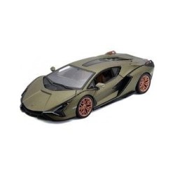 Lamborghini Sian FKP 37 matte green 1:24 BBURAGO