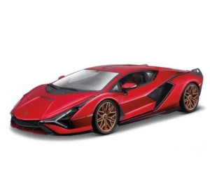 Lamborghini Sian FKP 37 red 1:24 BBURAGO