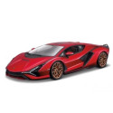 Lamborghini Sian FKP 37 red 1:24 BBURAGO