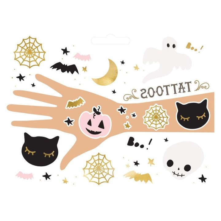 Tatuaże zmywalne BOO! 12szt