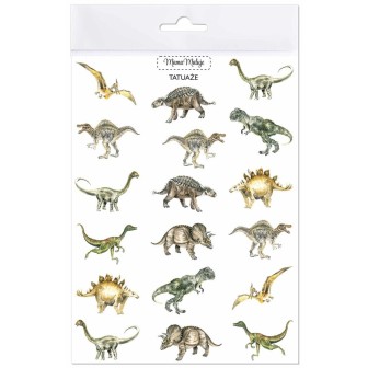 Tatuaże zmywalne Dinozaury