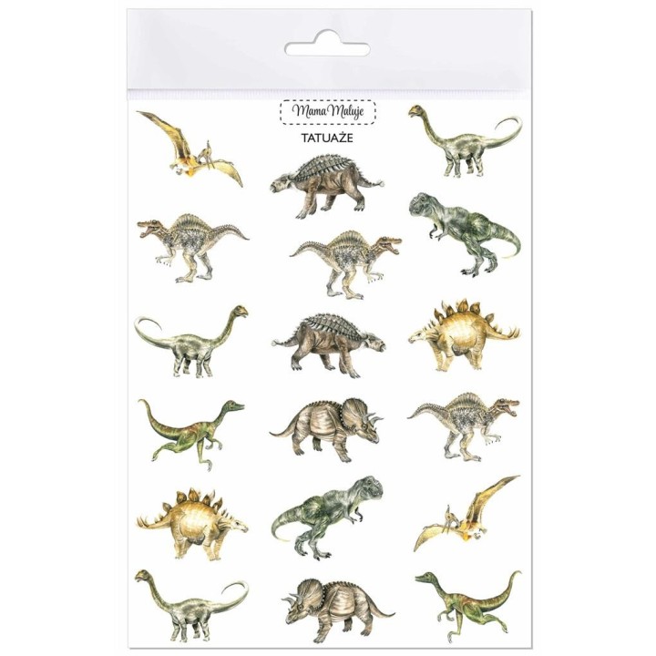 Tatuaże zmywalne Dinozaury
