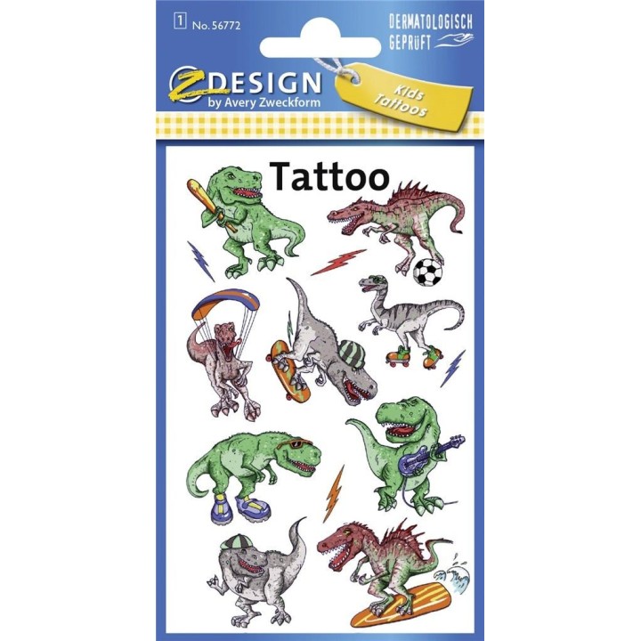 Tatuaże dla dzieci - Dinozaury