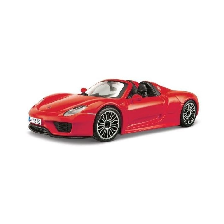 Porsche 918 Spyder red 1:24 BBURAGO