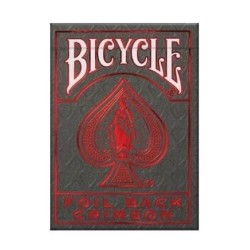 Karty Metalluxe czerwone BICYCLE