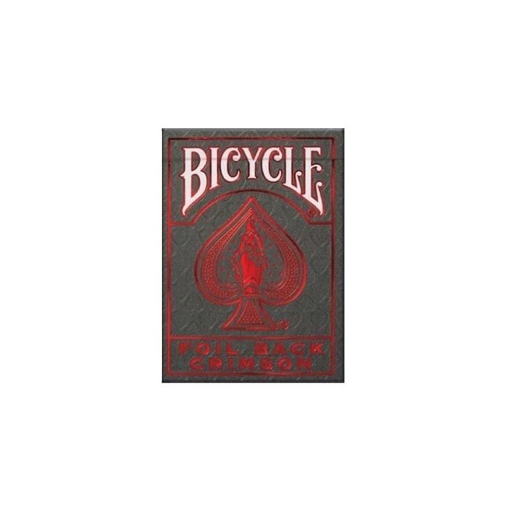 Karty Metalluxe czerwone BICYCLE