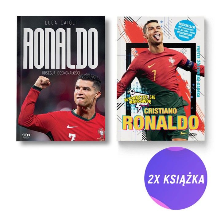 Ronaldo. Obsesja doskonałości + Cristiano Ronaldo. Chłopiec, który wiedział, czego chce (2x książka)