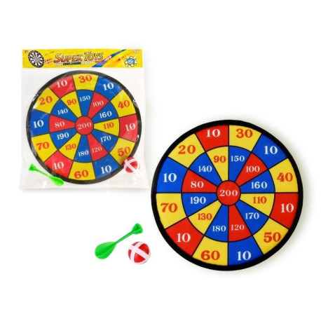 Tarcza z rzutkami na rzep