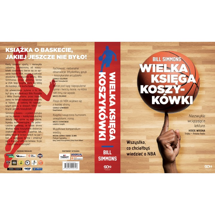 Okładka książki sportowej Wielka księga koszykówki dostępnej w księgarni sportowej laBotiga
