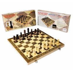 Szachy drewniane magnetyczne 39,5x39,5cm