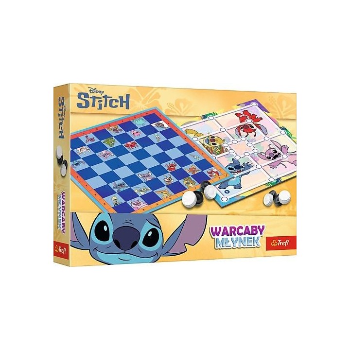 Warcaby i Młynek Lilo&Stitch TREFL