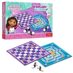 Warcaby i Młynek Gabby's Dollhouse TREFL