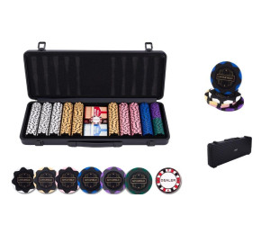 Zestaw do pokera 500 Exclusive bez nominałów