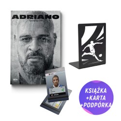 Adriano. Mój największy strach. Autobiografia (książka + podpórka piłkarska + karta gratis)