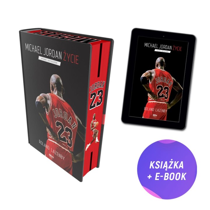 SQN Originals: Michael Jordan. Życie (barwione brzegi) (książka + e-book)