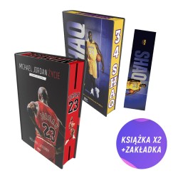 SQN Originals: Michael Jordan. Życie + Shaq. Bez cenzury (barwione brzegi) (2x książka + zakładka)