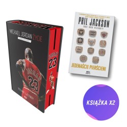 SQN Originals: Michael Jordan. Życie (barwione brzegi) + Phil Jackson. Jedenaście pierścieni (2x książka)