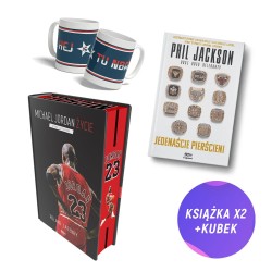 SQN Originals: Michael Jordan. Życie + Phil Jackson. Jedenaście pierścieni (2x książka + kubek)