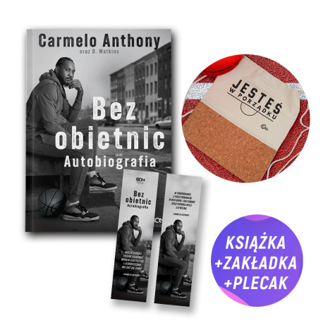 Carmelo Anthony (książka + plecak worek + zakładka gratis)